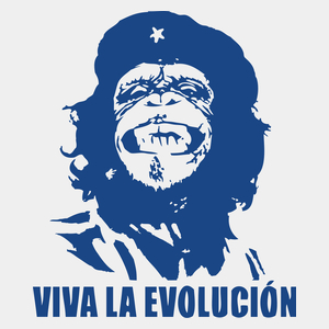 Viva La Evolucion - Męska Koszulka Biała
