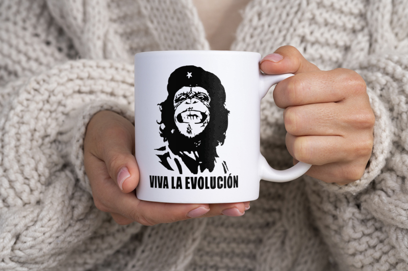 Viva La Evolucion - Kubek Biały