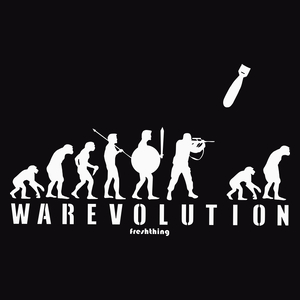 War Evolution - Męska Koszulka Czarna