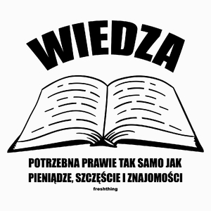 Wiedza - Poduszka Biała