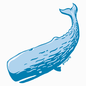 Wieloryb - Poduszka Biała