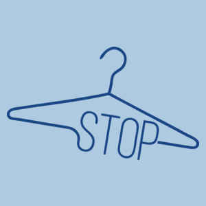 Wieszak - Nie dla torturowania kobiet - Męska Koszulka Błękitna