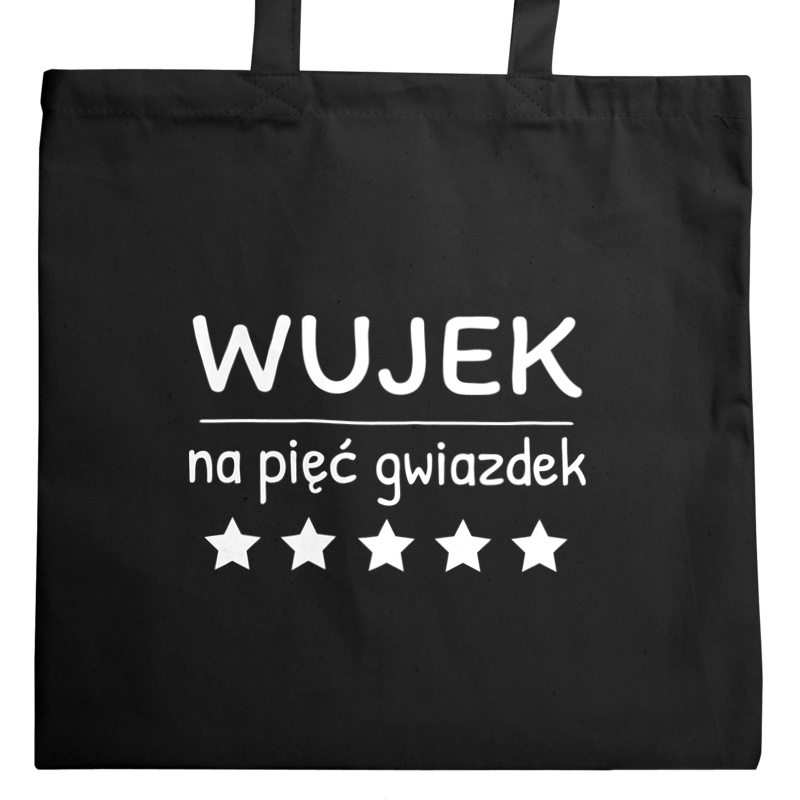 Wujek Na 5 Gwiazdek - Torba Na Zakupy Czarna