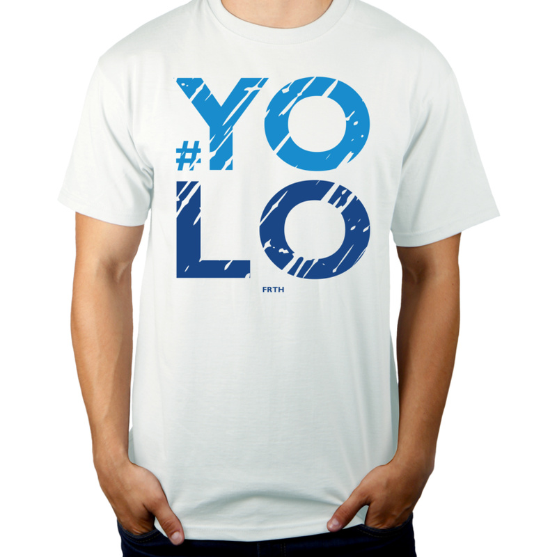 #YOLO - Męska Koszulka Biała