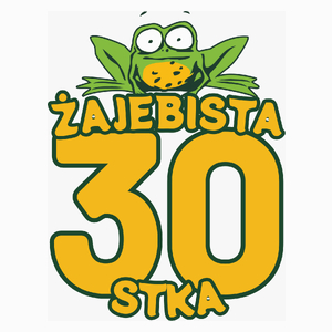 Żajebista 30 stka - Poduszka Biała
