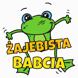 Żajebista Babcia - Poduszka Biała