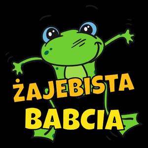 Żajebista Babcia - Torba Na Zakupy Czarna