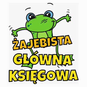 Żajebista główna księgowa - Poduszka Biała