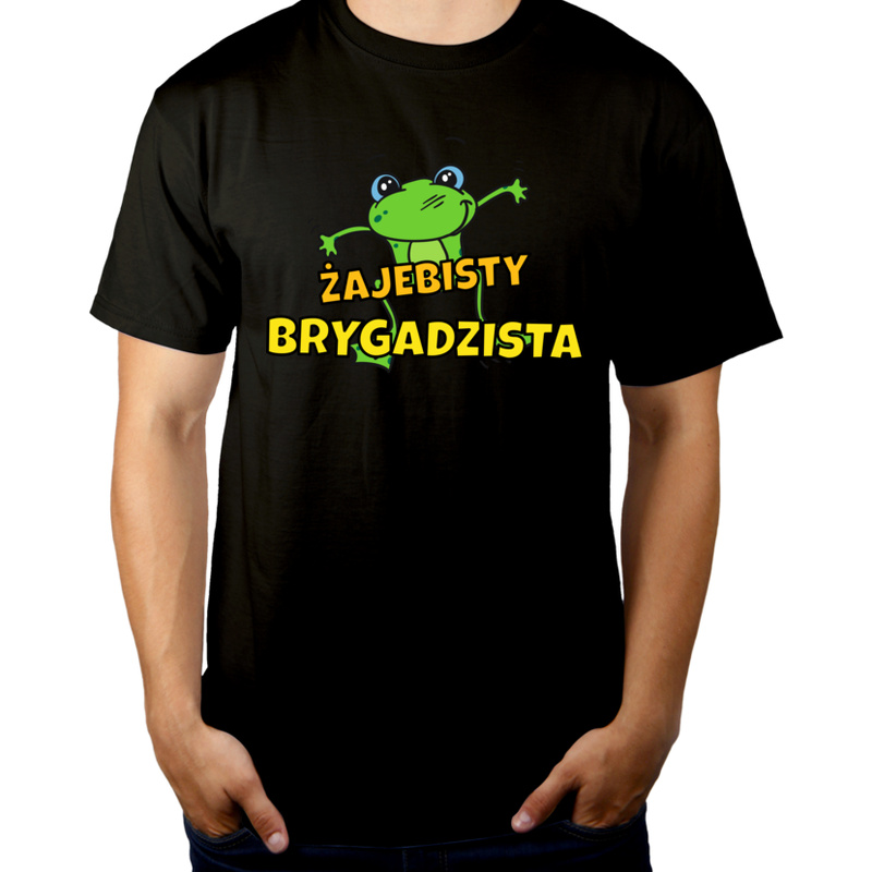 Żajebisty Brygadzista - Męska Koszulka Czarna