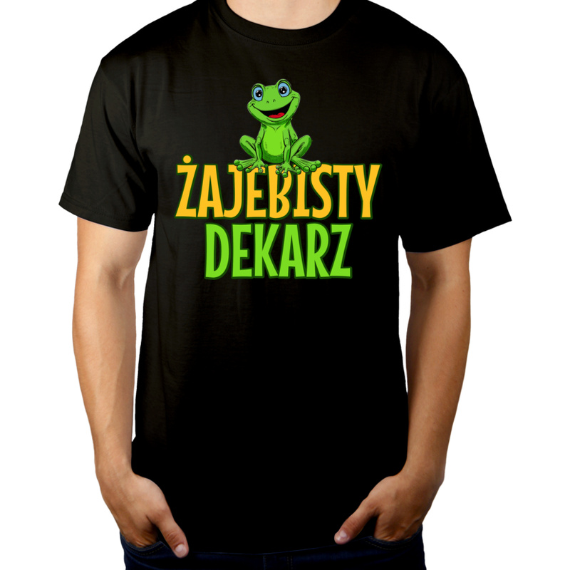 Żajebisty Dekarz - Męska Koszulka Czarna