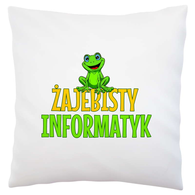 Żajebisty Informatyk - Poduszka Biała