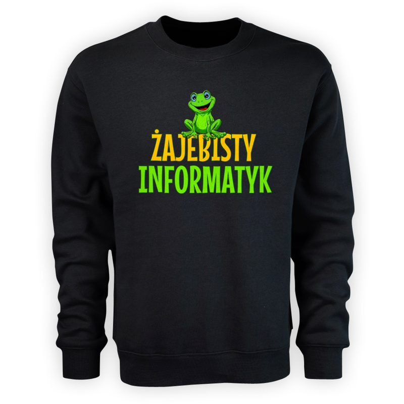Żajebisty Informatyk - Męska Bluza Czarna