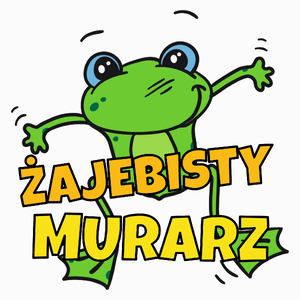 Żajebisty Murarz - Poduszka Biała