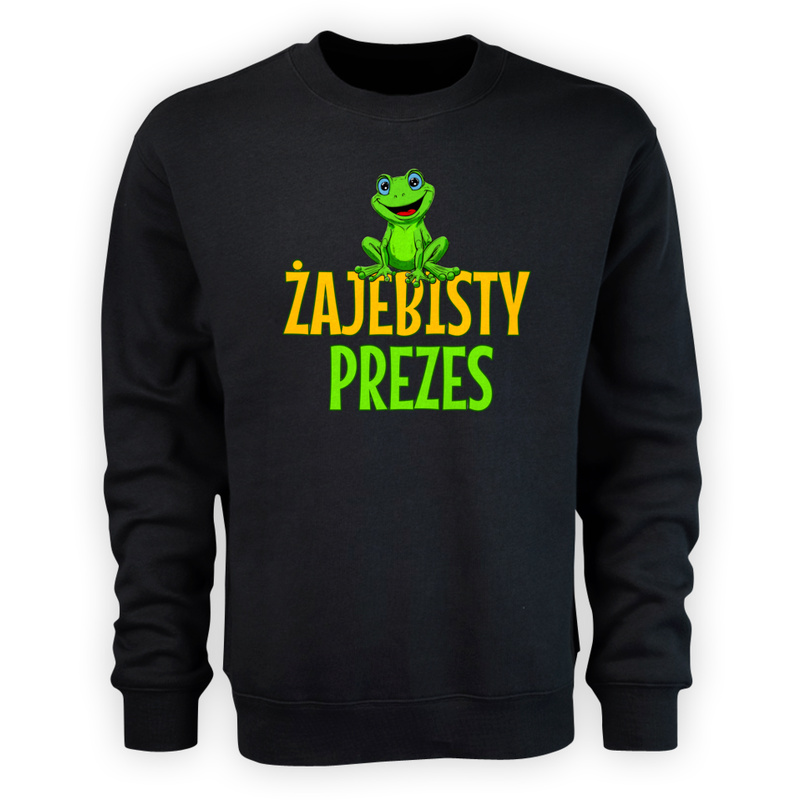 Żajebisty Prezes - Męska Bluza Czarna