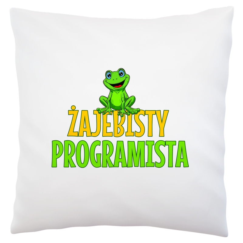 Żajebisty Programista - Poduszka Biała