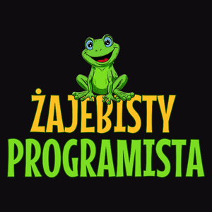 Żajebisty Programista - Męska Koszulka Czarna
