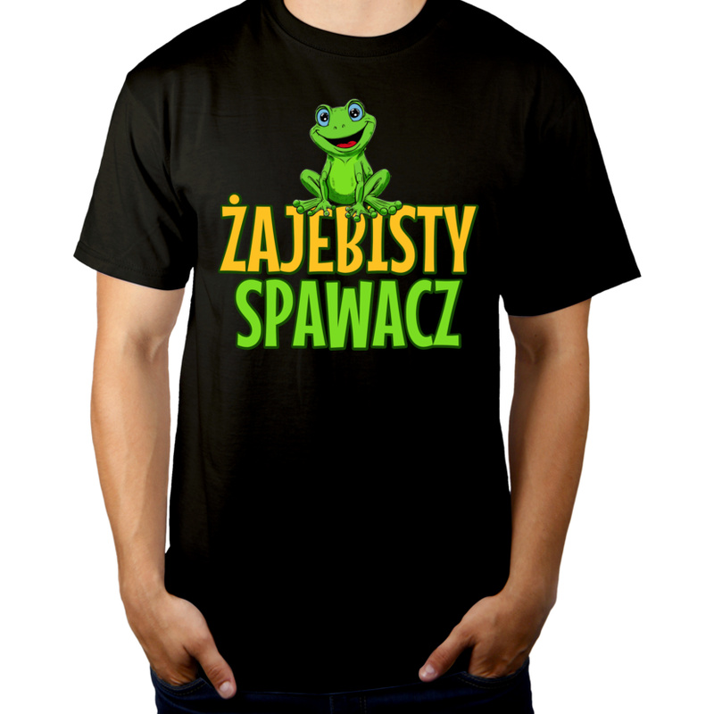 Żajebisty Spawacz - Męska Koszulka Czarna