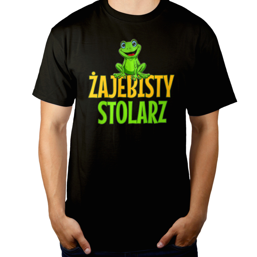 Żajebisty Stolarz - Męska Koszulka Czarna