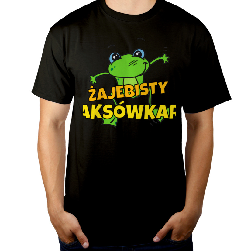 Żajebisty Taksówkarz - Męska Koszulka Czarna