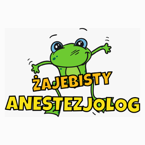 Żajebisty anestezjolog - Poduszka Biała