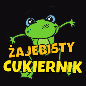 Żajebisty cukiernik - Męska Koszulka Czarna