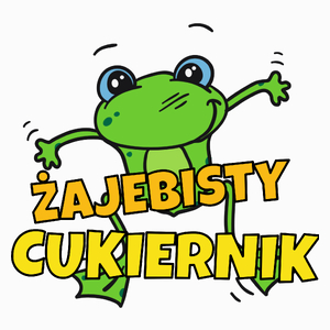 Żajebisty cukiernik - Poduszka Biała