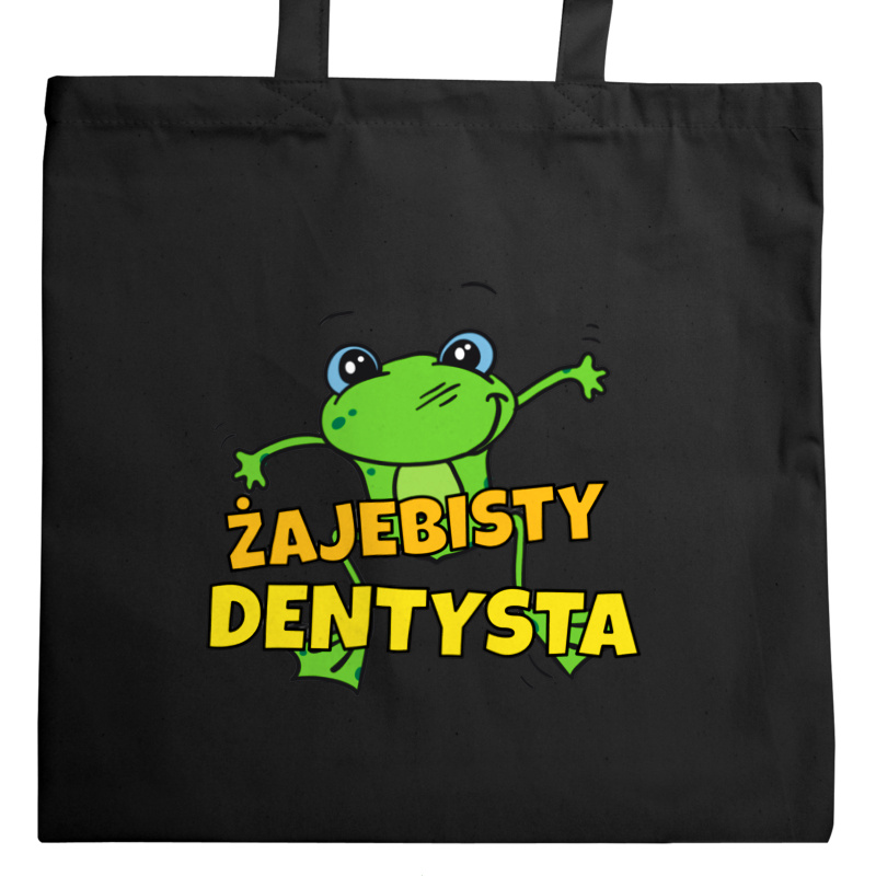 Żajebisty dentysta - Torba Na Zakupy Czarna