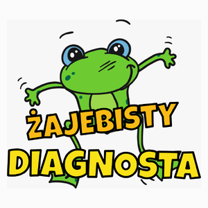Żajebisty diagnosta - Poduszka Biała