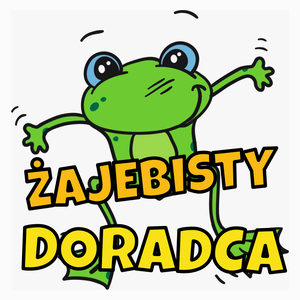 Żajebisty doradca - Poduszka Biała
