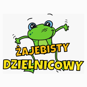 Żajebisty dzielnicowy - Poduszka Biała