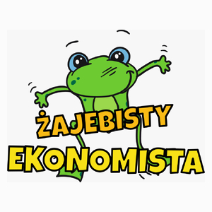 Żajebisty ekonomista - Poduszka Biała