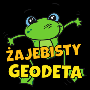 Żajebisty geodeta - Torba Na Zakupy Czarna