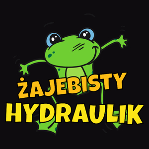 Żajebisty hydraulik - Męska Bluza Czarna