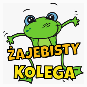 Żajebisty kolega - Poduszka Biała
