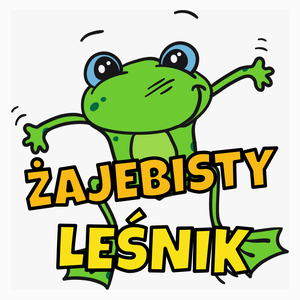 Żajebisty leśnik - Poduszka Biała