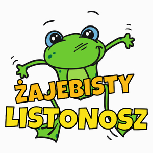 Żajebisty listonosz - Poduszka Biała