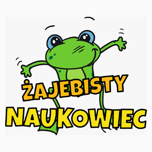 Żajebisty naukowiec - Poduszka Biała