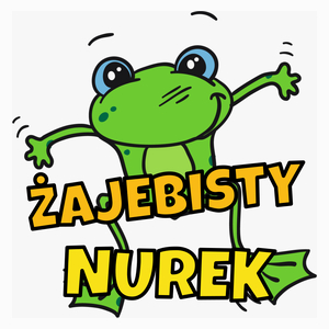 Żajebisty nurek - Poduszka Biała