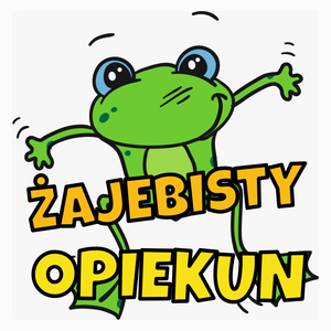Żajebisty opiekun - Poduszka Biała