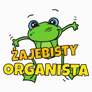 Żajebisty organista - Poduszka Biała