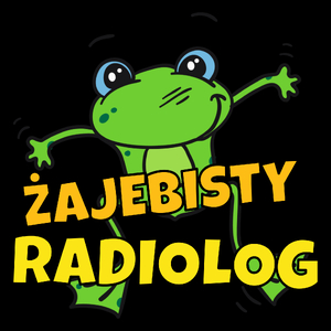 Żajebisty radiolog - Torba Na Zakupy Czarna