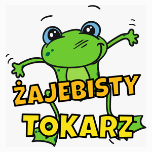 Żajebisty tokarz - Poduszka Biała