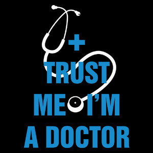 Zaufaj mi jestem lekarzem - Torba Na Zakupy Czarna
