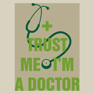 Zaufaj mi jestem lekarzem - Torba Na Zakupy Natural