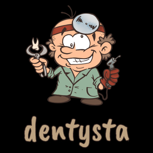 Zawód Dentysta - Torba Na Zakupy Czarna