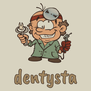 Zawód Dentysta - Torba Na Zakupy Natural
