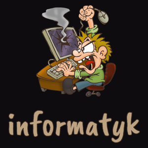 Zawód Informatyk - Męska Koszulka Czarna