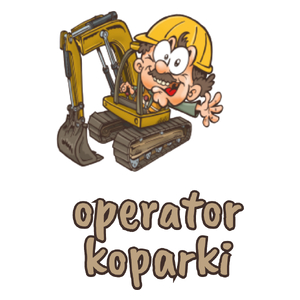 Zawód Operator Koparki - Kubek Biały