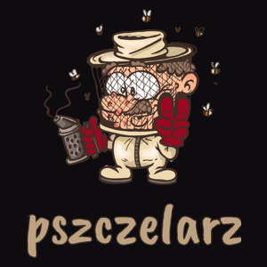 Zawód Pszczelarz - Męska Koszulka Czarna