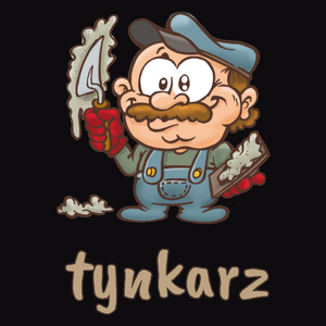 Zawód Tynkarz - Męska Koszulka Czarna